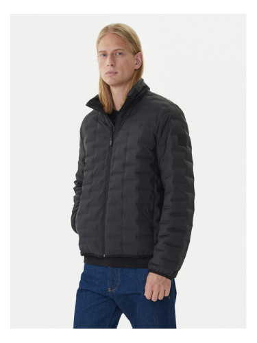 Calvin Klein Пухено яке LV04LD520G Черен Regular Fit