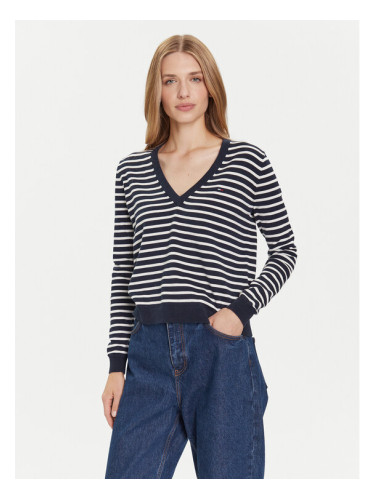 Tommy Jeans Пуловер Essential DW0DW19888 Тъмносин Regular Fit