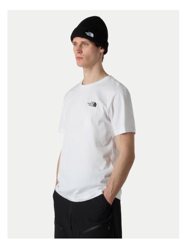 The North Face Тишърт Vertical NF0A8EE7 Бял Regular Fit