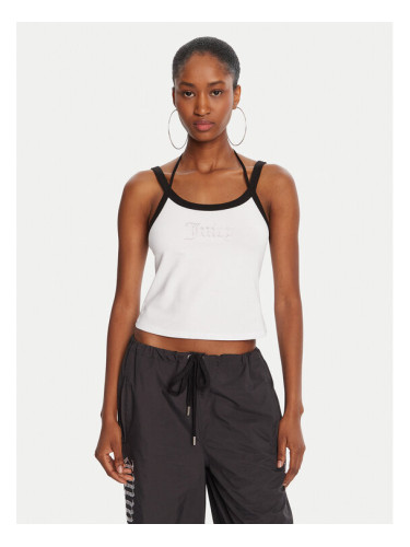 Juicy Couture топ Amira JCWCT225302 Бял Slim Fit