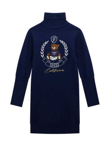 Guess Плетена рокля J5BK21 Z3GS0 Тъмносин Regular Fit