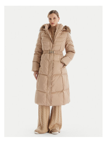 Guess Зимно палто W5BL29 W2802 Бежов Regular Fit