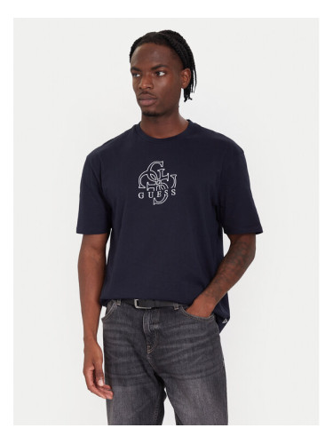 Guess Тишърт M5BI76 I3Z14 Син Relaxed Fit