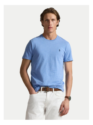 Polo Ralph Lauren Тишърт 710671438441 Син Custom Slim Fit