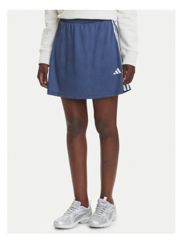 adidas спортна пола Stadium 3-Stripes Tennis Inspired Jacquard JV5632 Син Regular Fit