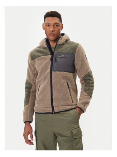 Napapijri Полар Yupik NP0A4GNS Зелен Regular Fit