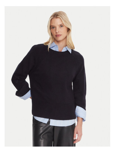 Marella Пуловер Alaska 2525366102 Тъмносин Regular Fit