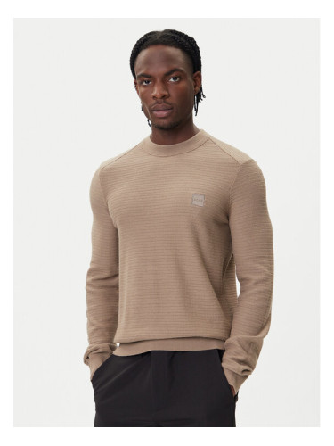 BOSS Пуловер Anion_S 50527584 Бежов Regular Fit