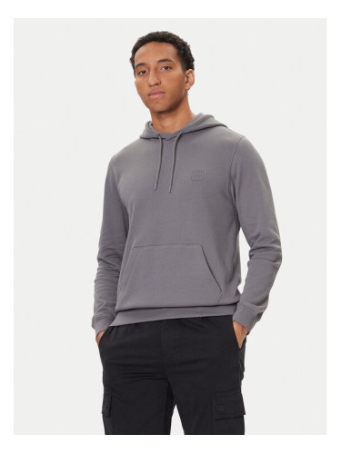 BOSS Суитшърт Wetalk 50509314 Сив Regular Fit