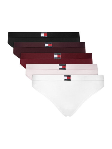 Tommy Hilfiger Комплект 5 чифта бикини тип прашка UW0UW05642 Цветен