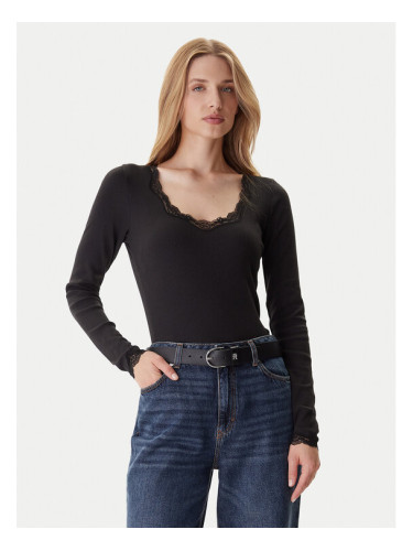 Tommy Hilfiger Блуза UW0UW06071 Черен Slim Fit