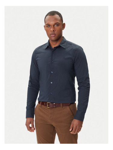 G-Star Raw Риза Uniform D25176-D321 Тъмносин Slim Fit
