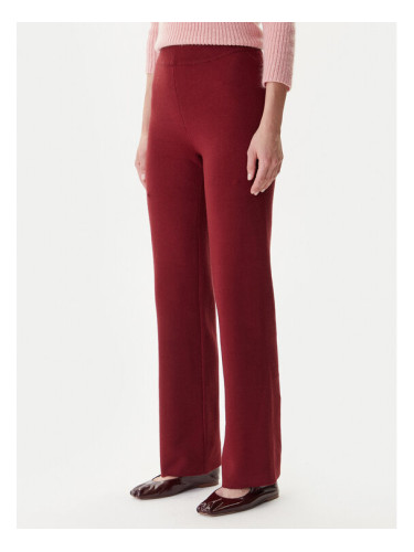 Vero Moda Плетени панталони Gold Art 10332174 Бордо Loose Fit
