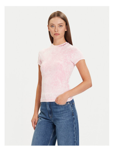 Tommy Jeans Тишърт DW0DW21531 Розов Slim Fit