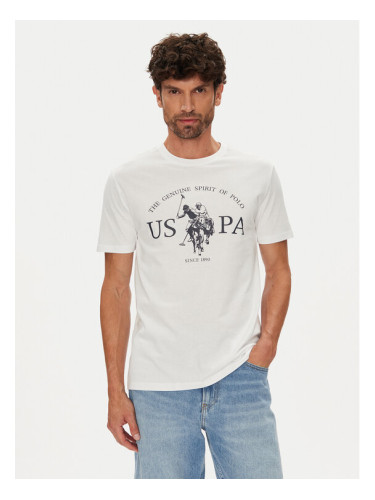 U.S. Polo Assn. Тишърт MUP4203 Бял Regular Fit