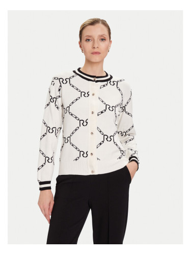 Rinascimento Кардиган CFM0012074003 Бял Regular Fit