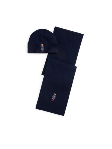 Polo Ralph Lauren Комплект шал и шапка 449P02050002 Тъмносин