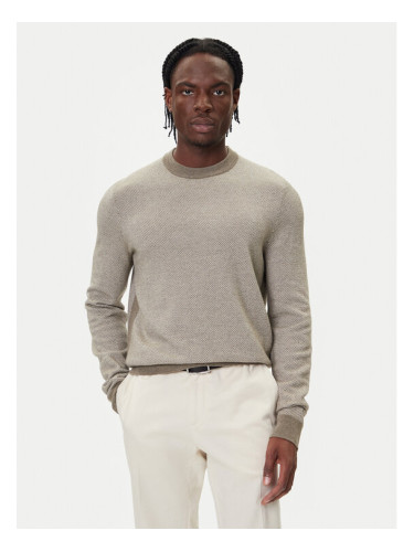 BOSS Пуловер H-Hestro 50549986 Кафяв Regular Fit