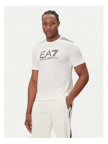 EA7 Emporio Armani Тишърт 7M000961 AF10375 U1105 Бежов Regular Fit