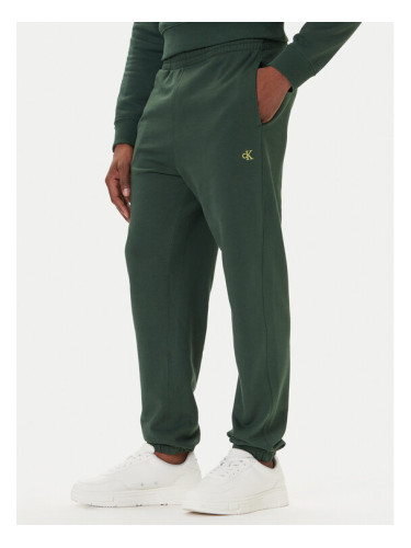 Calvin Klein Jeans Долнище анцуг LV04RD241G Зелен Regular Fit