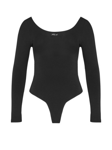 KARL LAGERFELD Боди A4W47021 Черен Slim Fit