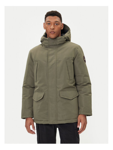 Napapijri Зимно яке A-Cornier NP0A892J Зелен Regular Fit