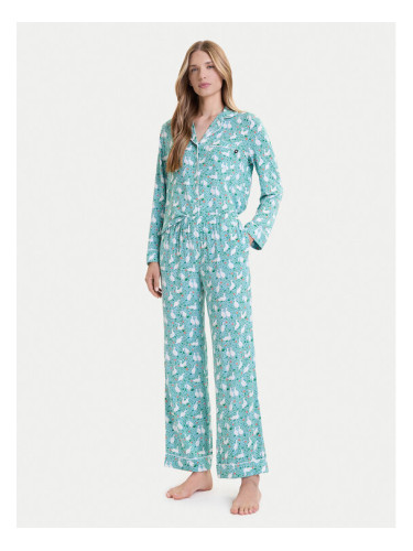 Kate Spade Пижама KSI82756 Зелен Relaxed Fit