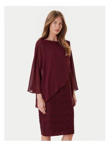 Joseph Ribkoff Коктейлна рокля 251720F25 Бордо Regular Fit