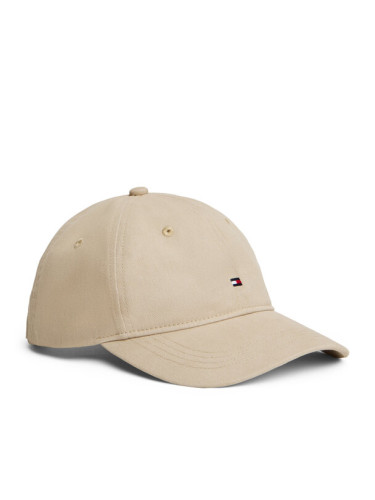 Tommy Hilfiger Шапка с козирка Th Flag Soft 6 Panel AW0AW17781 Кафяв