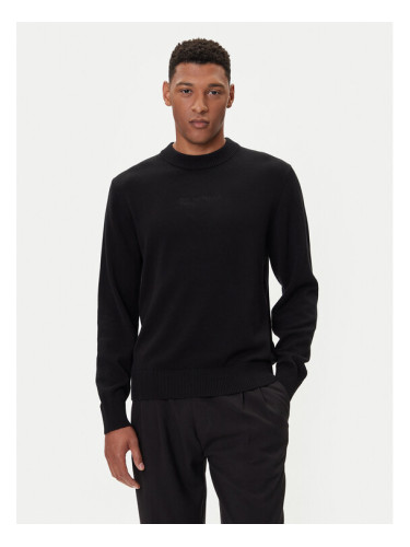 Karl Lagerfeld Jeans Пуловер A4M18033 Черен Regular Fit