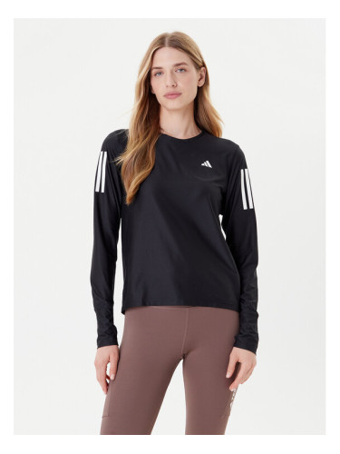 adidas Тениска от техническо трико Own The Run IN1568 Черен Regular Fit