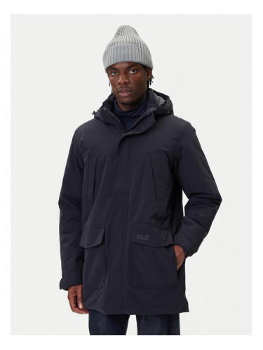 Jack Wolfskin Парка Canyon Shield A65119 Тъмносин Regular Fit