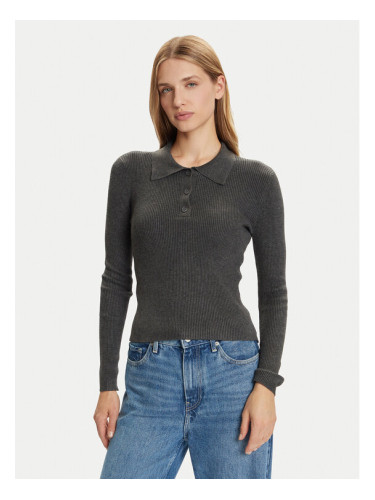 Vero Moda Пуловер Siljerib 10336674 Сив Slim Fit