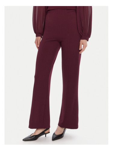 Rinascimento Текстилни панталони CFC0125304003 Бордо Regular Fit