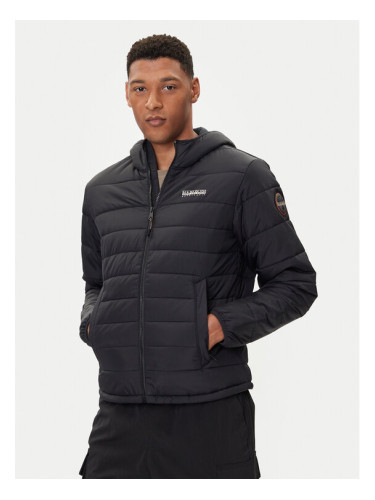 Napapijri Зимно яке A-Gesar H NP0A88U3 Черен Regular Fit