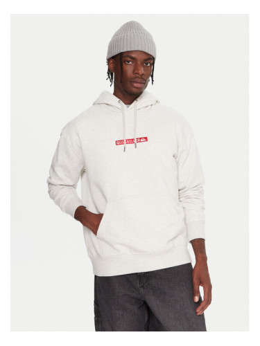 Quiksilver Суитшърт Dna EQYFT05121 Сив Oversize