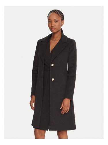 Rinascimento Преходно палто CFC0126117003 Черен Regular Fit