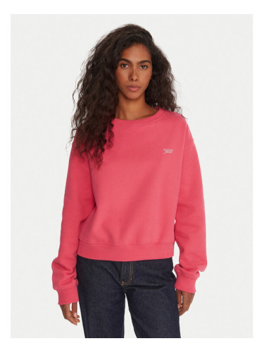 Tommy Jeans Суитшърт Silver Script DW0DW21961 Розов Regular Fit