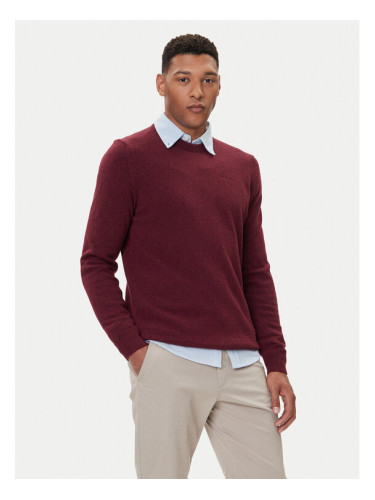 Barbour Пуловер Essential Tisbury MKN0844RE56 Бордо Regular Fit