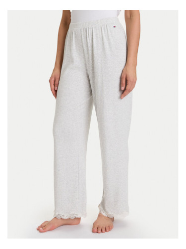 Tommy Hilfiger Долнище на пижама UW0UW06074 Сив Regular Fit