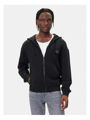 HUGO Суитшърт Delastomer 50546874 Черен Relaxed Fit