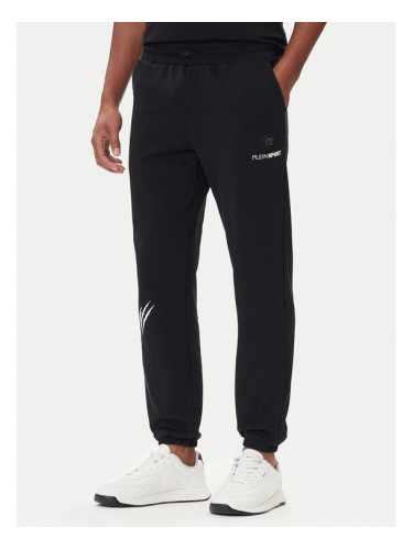 Plein Sport Долнище анцуг SAEC MJT2474 STE001N Черен Loose Fit