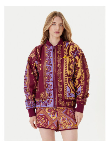 adidas Преходно яке Farm Varsity JL8621 Цветен Oversize