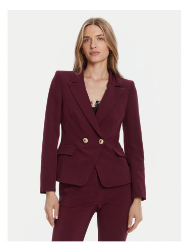 Rinascimento Сако CFC0126221003 Бордо Slim Fit