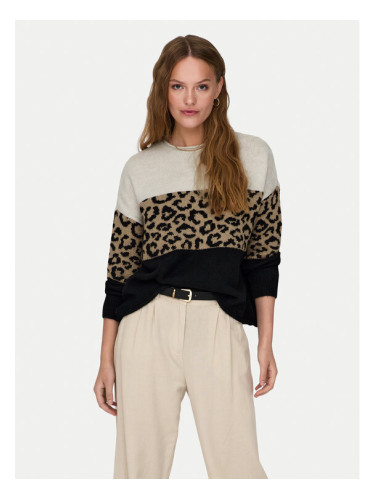 ONLY Пуловер Jade 15294969 Бежов Regular Fit