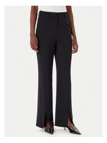 French Connection Текстилни панталони 74ZAC Черен Regular Fit