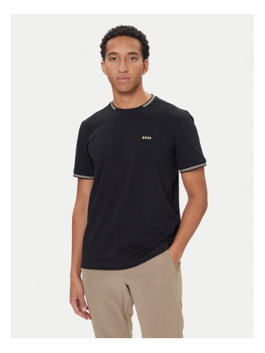 BOSS Тишърт Taul 50521245 Черен Regular Fit