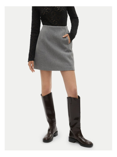 Vero Moda Пола тип молив Fortuneallison 10253954 Сив Slim Fit