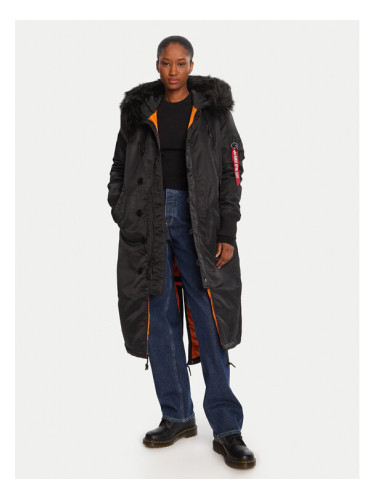 Alpha Industries Парка 198013 Черен Regular Fit