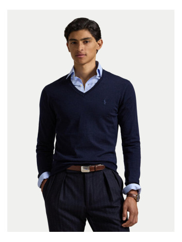 Polo Ralph Lauren Пуловер 710946142001 Тъмносин Slim Fit